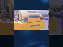 Opération de compactage de l'équipement à rouleaux routiers vibrants CHANGLIN YZ8