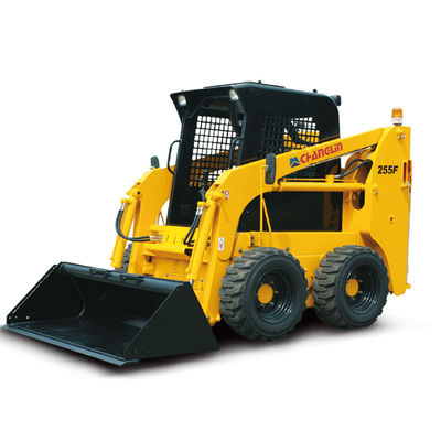 Excavateur Changlin Yellow Skid Loader 255F 0,4M3 Poids de fonctionnement 2400 Kg