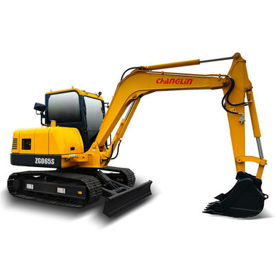Micro mini-excavatrice ZG065S Conception ergonomique avec un espace de conduite spacieux